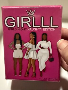GIRLLL Girls Night Naughty Edition Card Game - Pink
